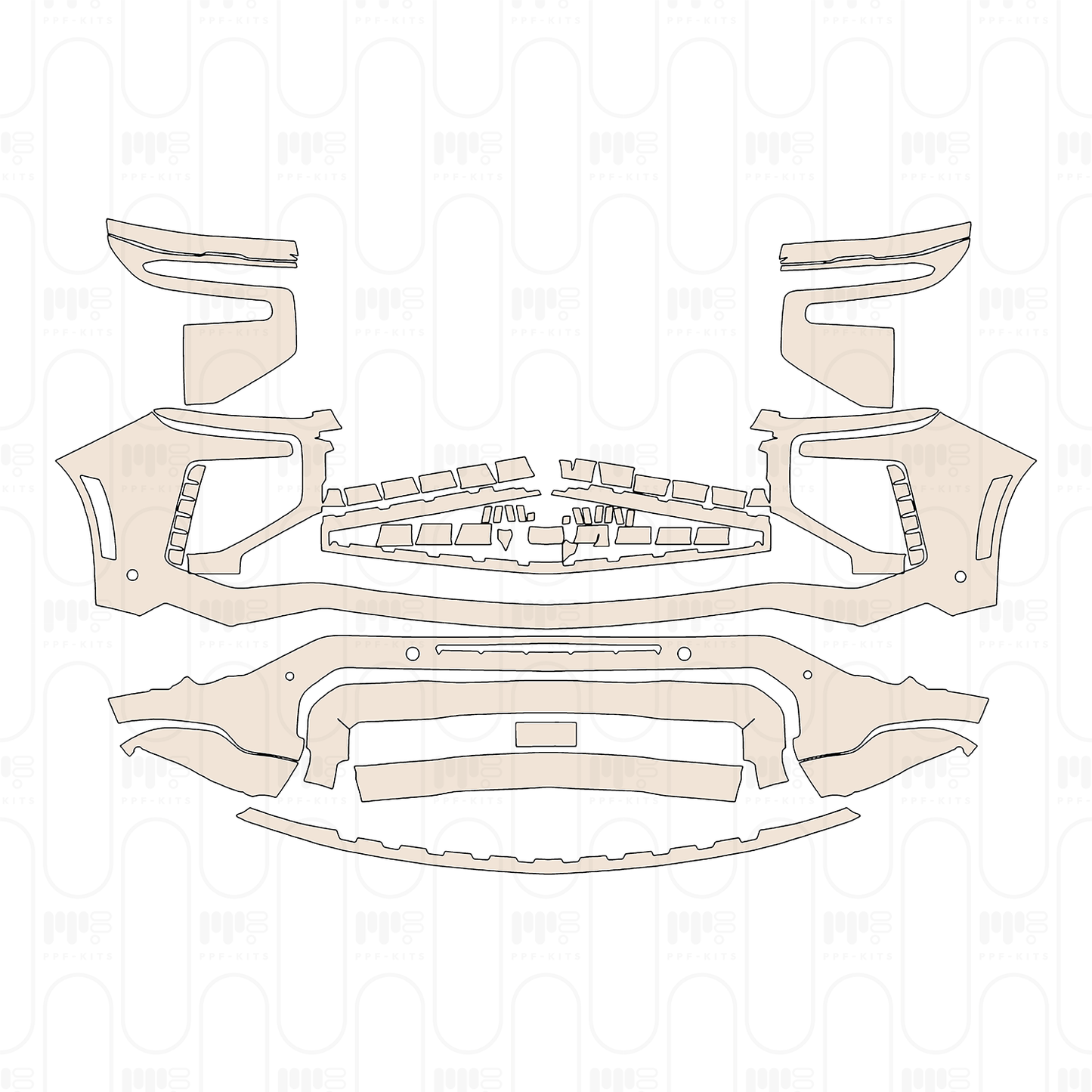 PPF precortado Chevrolet Tahoe Z71 2025