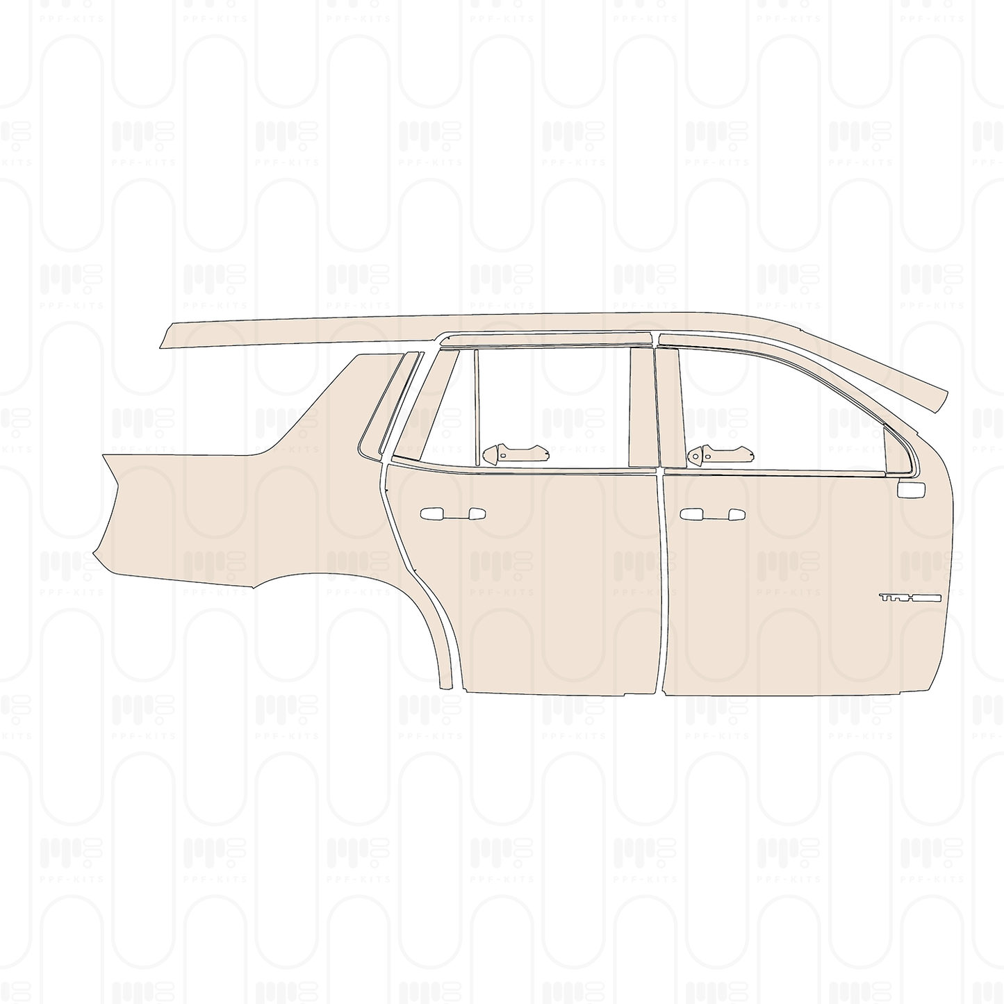 PPF precortado Chevrolet Tahoe LS 2022
