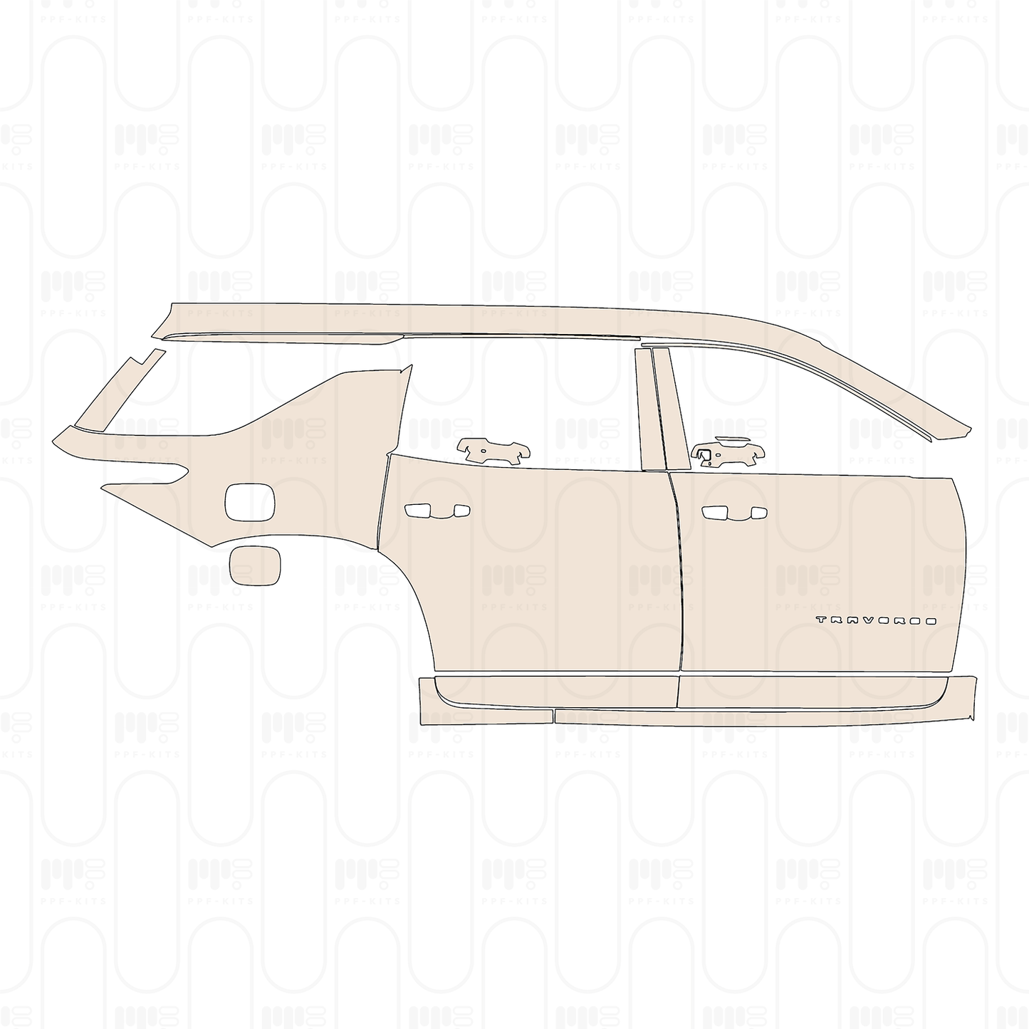 PPF precortado Chevrolet Traverse LS 2024