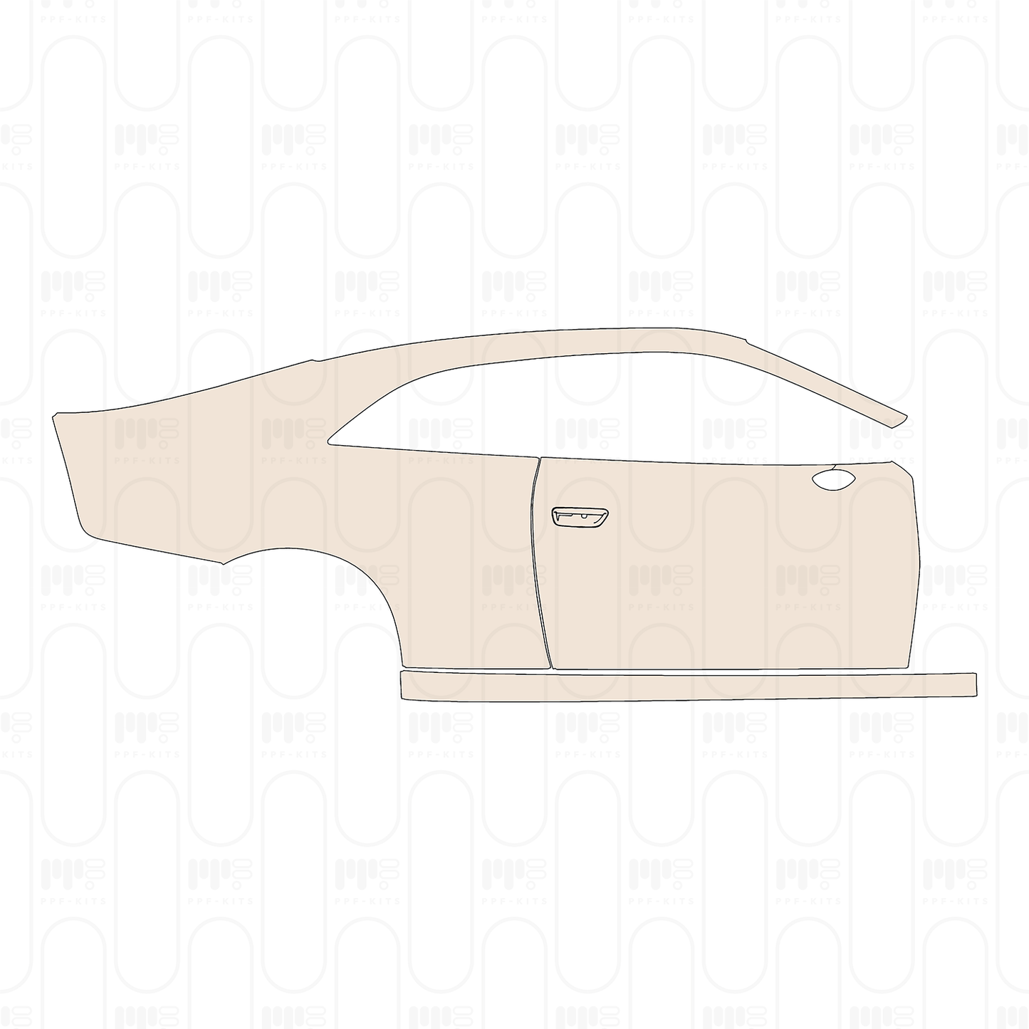 Pre-Cut PPF Dodge Charger Daytona 2-Door Scat Pack 2024