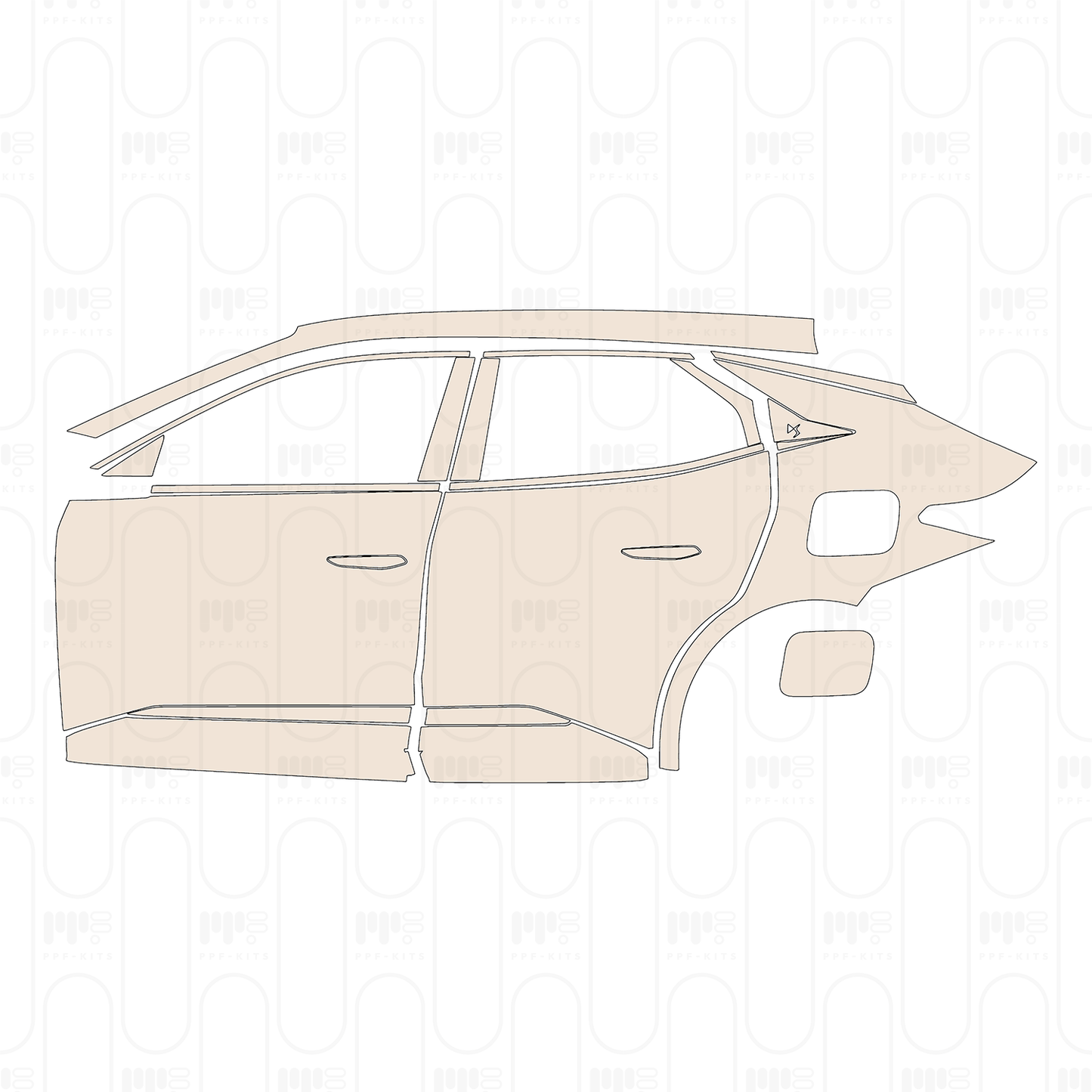 PPF precortado DS Automobiles DS 4 2023