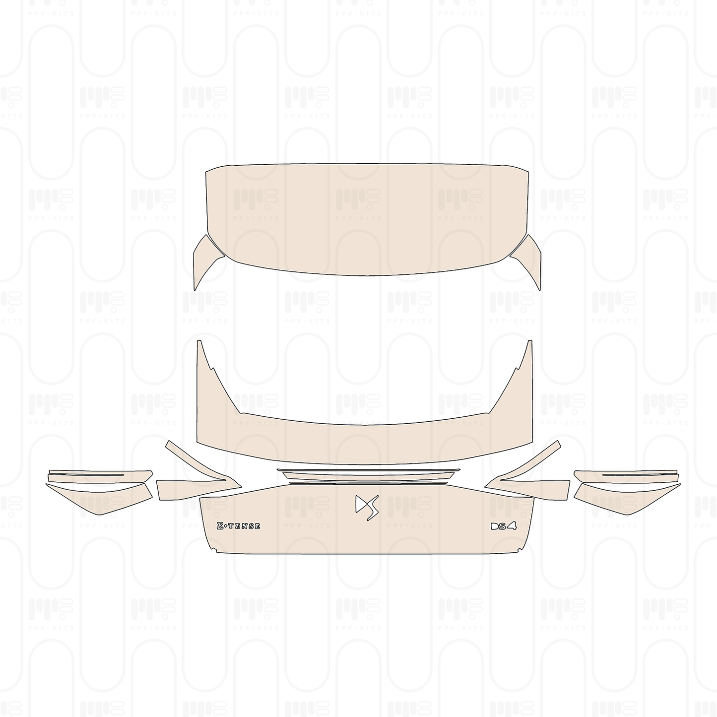 PPF precortado DS Automobiles DS 4 2023