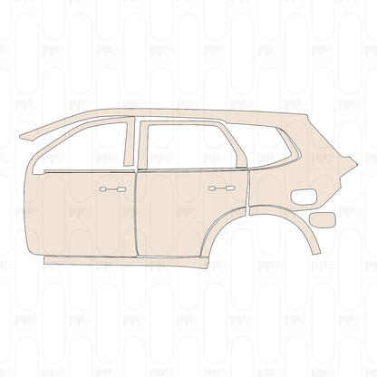 Pre-Cut PPF Ford Everest Trend 2023