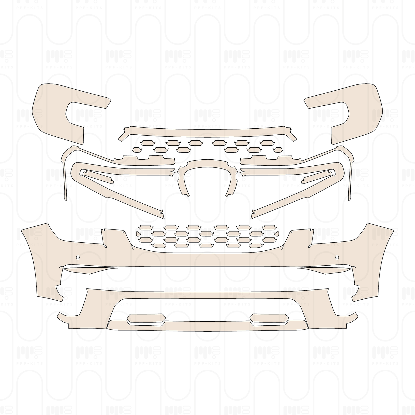 PPF precortado Ford Everest Sport 2023