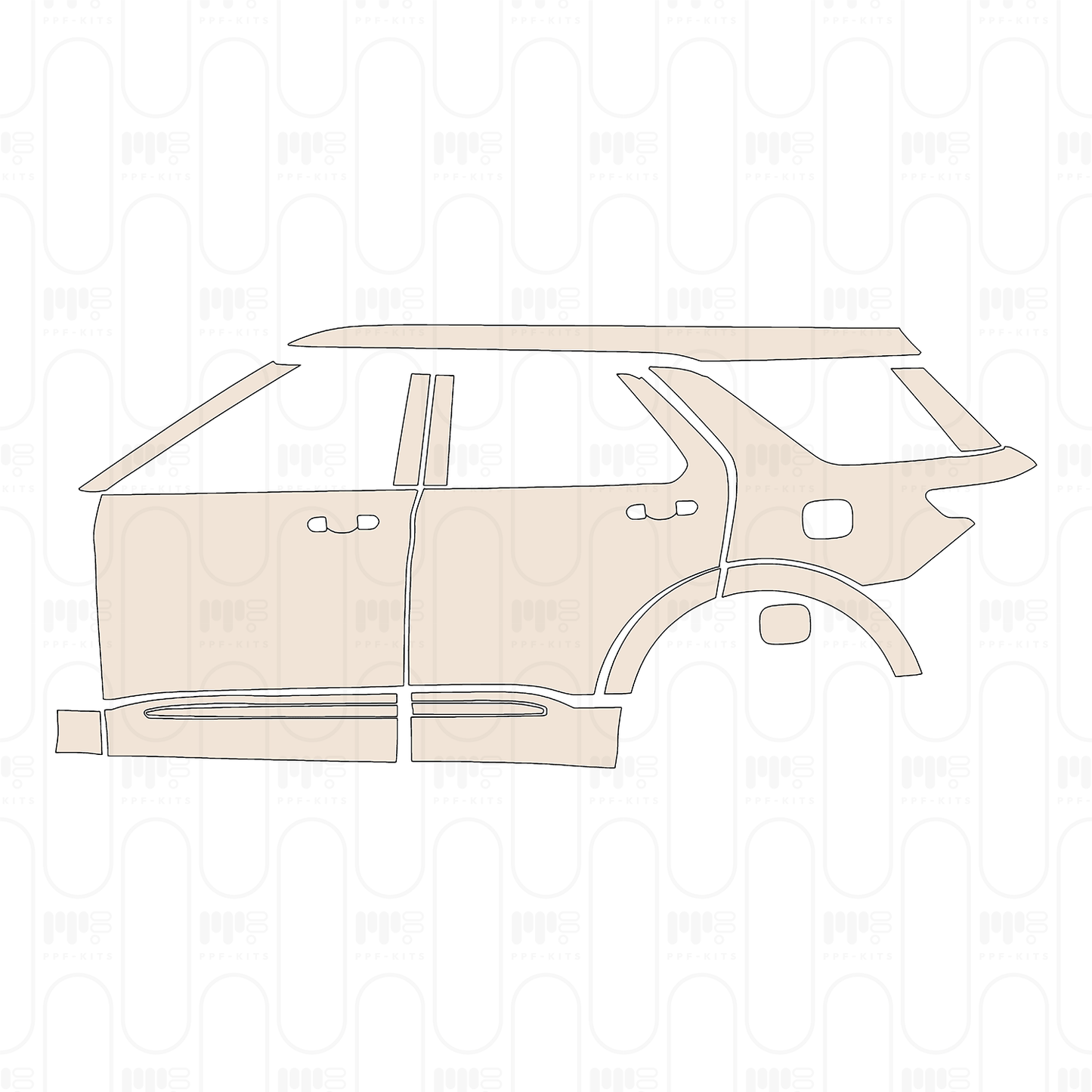 PPF precortado Ford Explorer (CN) 2022