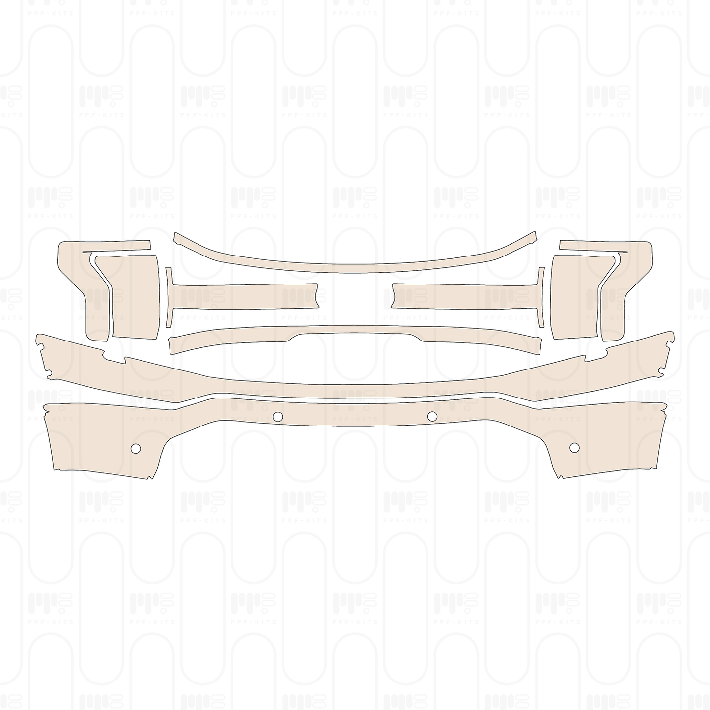 PPF precortado Ford F-150 Lightning Pro 2022