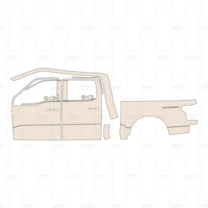 PPF precortado Ford F-150 Lightning Pro 2022