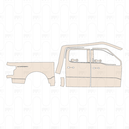 PPF precortado Ford F-150 Lightning Pro 2022