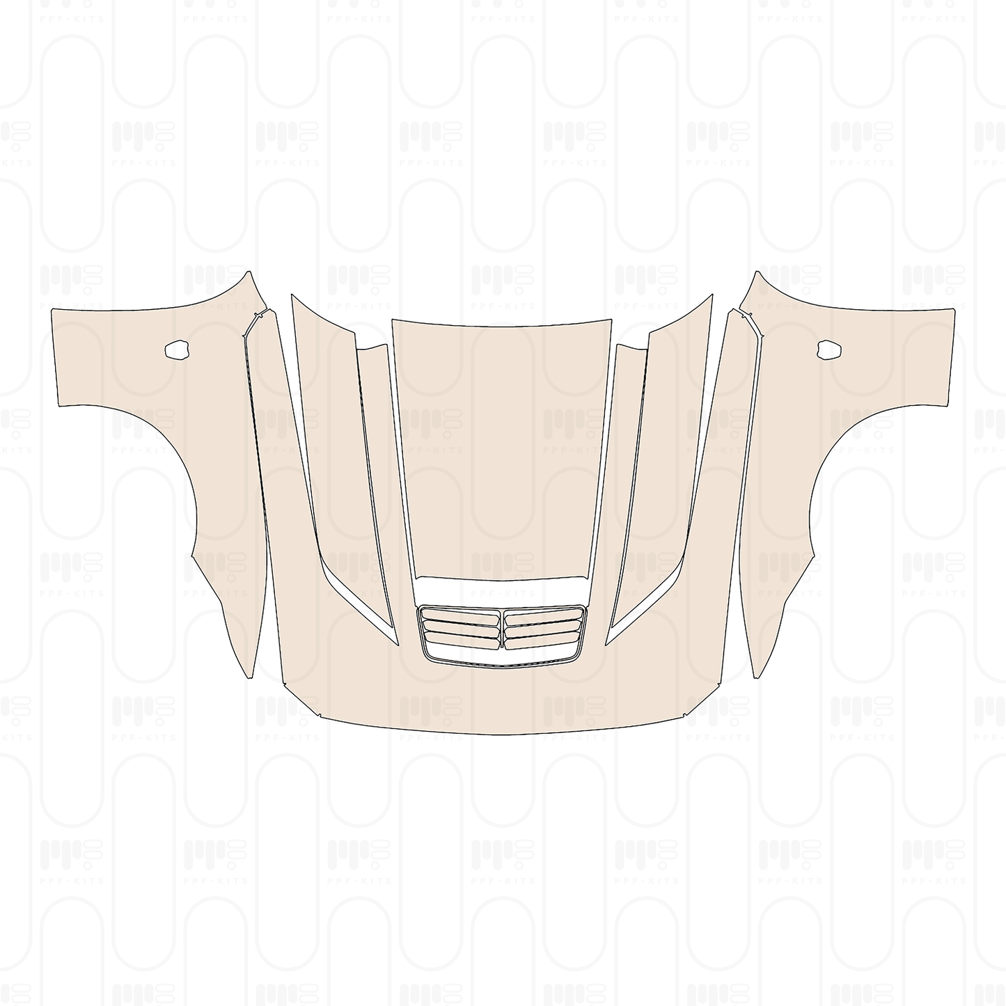 Pre-Cut PPF Ford Mustang Fastback Dark Horse Premium 2024