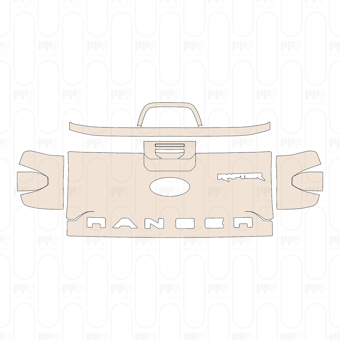 PPF precortado Ford Ranger (US) Raptor 2023