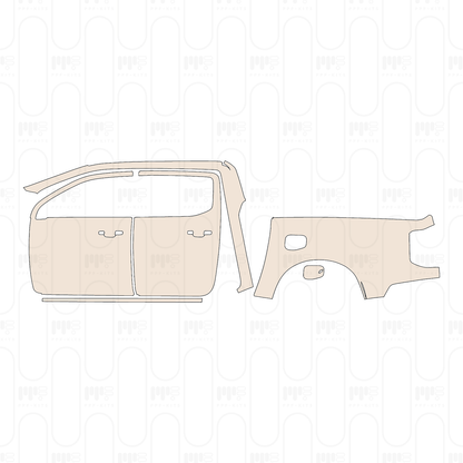 PPF precortado Ford Ranger (EU) MS-RT Double Cab 2025