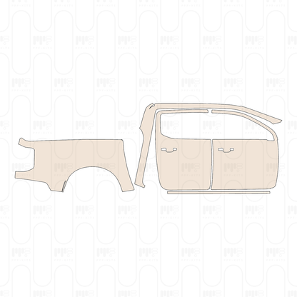 PPF precortado Ford Ranger (EU) MS-RT Double Cab 2025