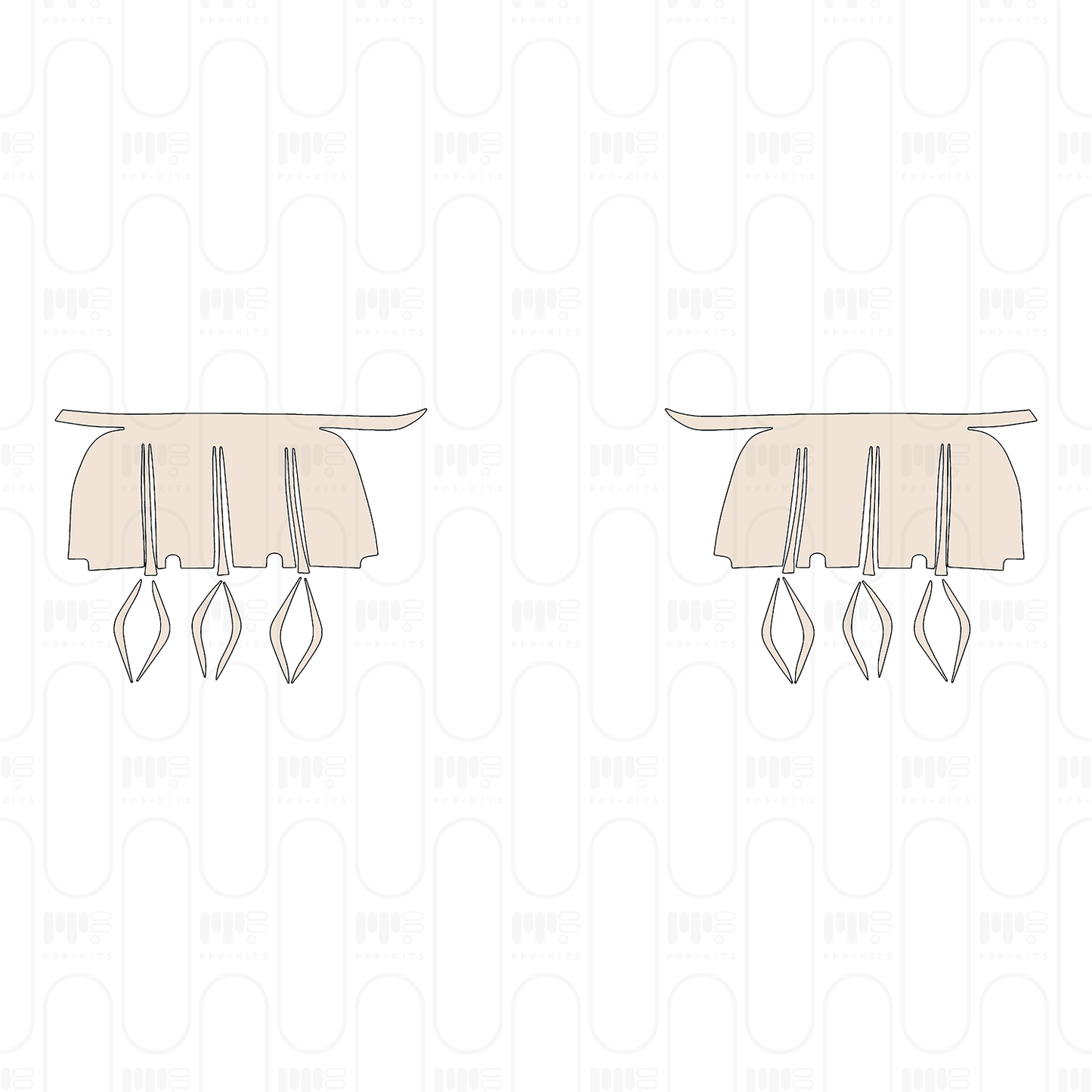 PPF precortado Ford Ranger (EU) MS-RT Double Cab 2025