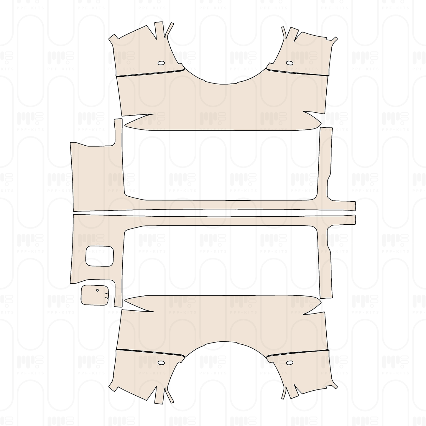 PPF precortado Ford Super Duty F-450 Lariat 2023
