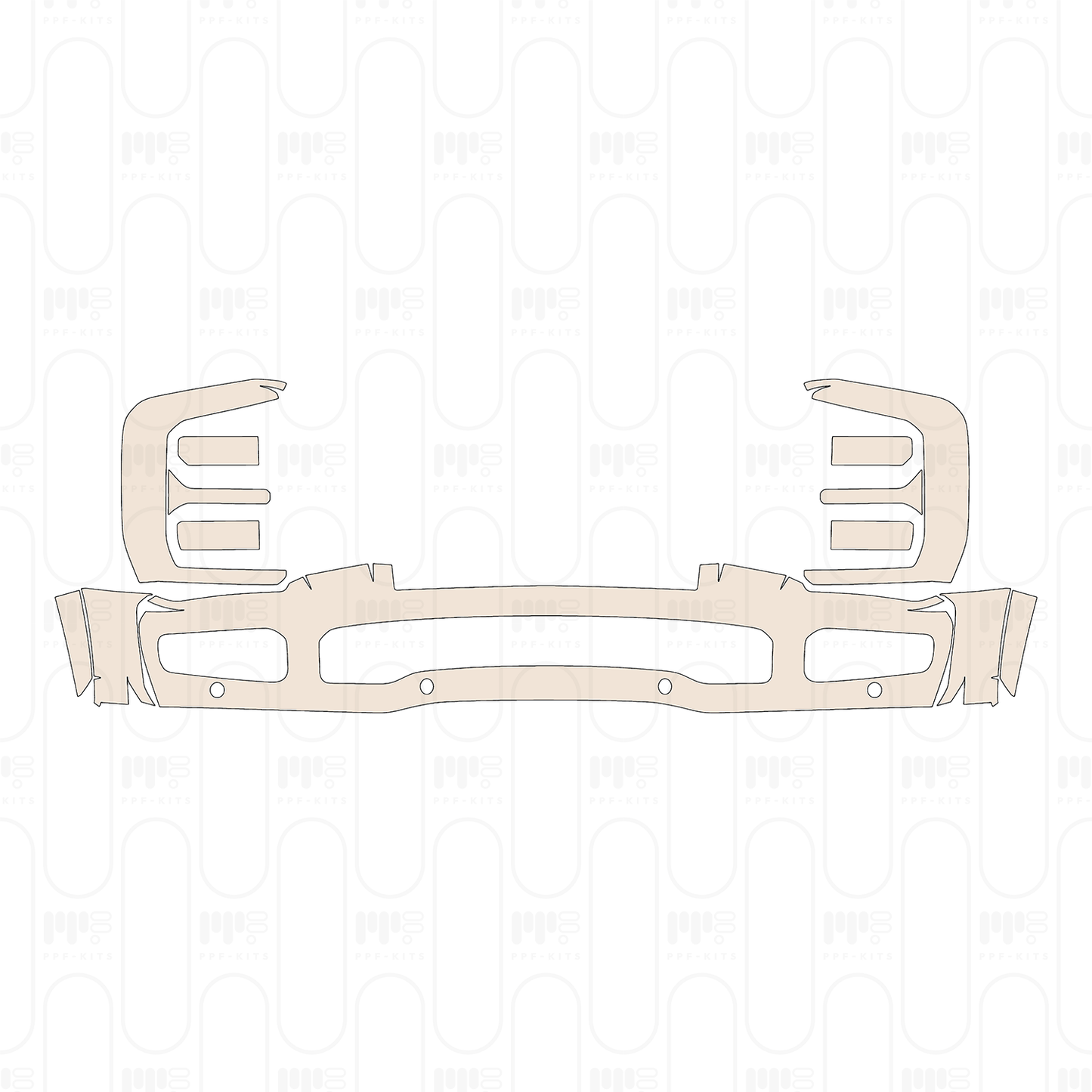 Pre-Cut PPF Ford Super Duty F-450 King Ranch 2023
