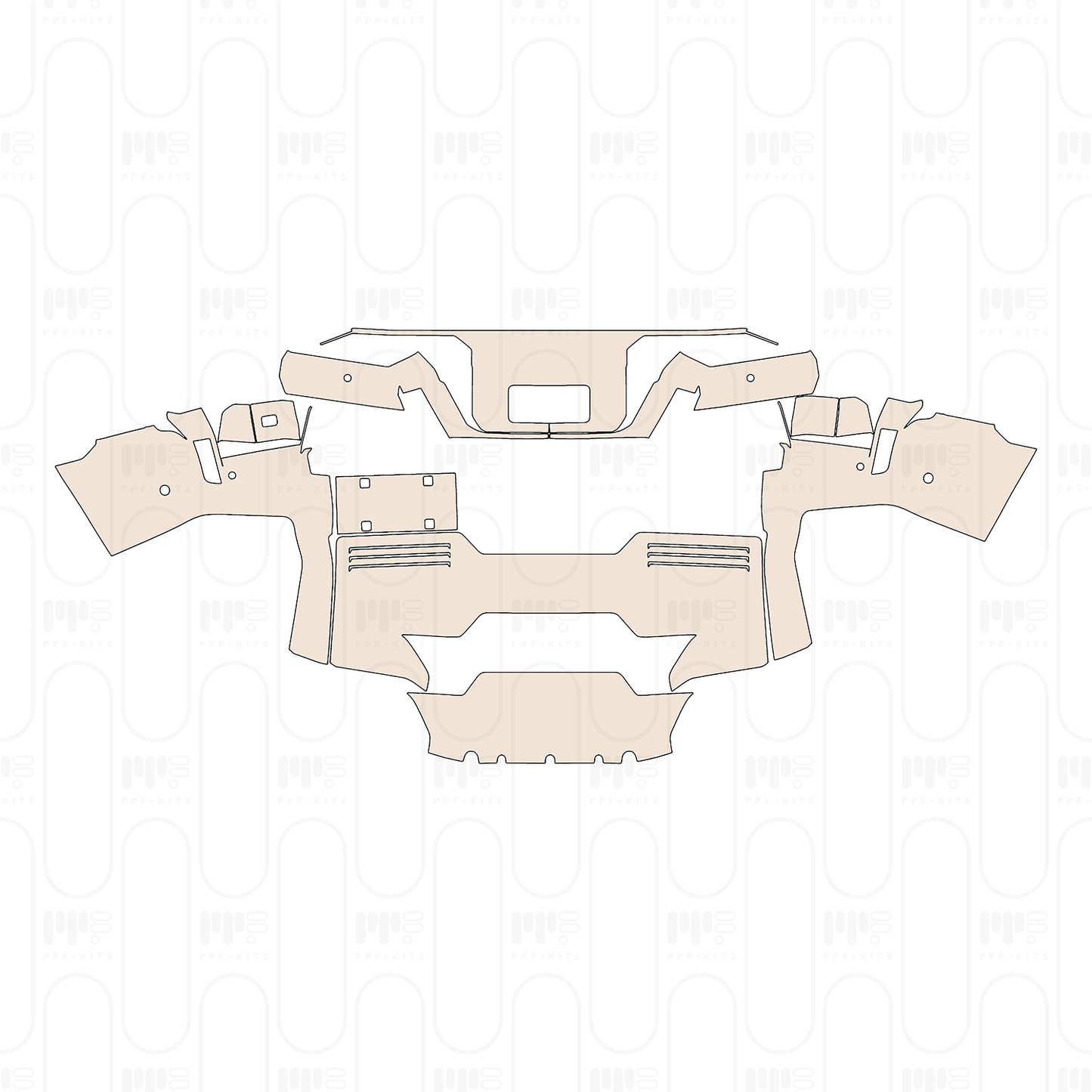 PPF precortado GMC Hummer EV SUV 2022