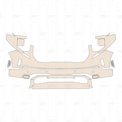 Pre-Cut PPF GMC Sierra 1500 Crew Cab SLT 2022