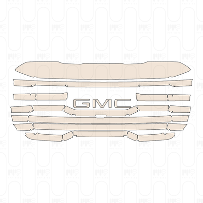 Pre-Cut PPF GMC Sierra 1500 Crew Cab SLT 2022