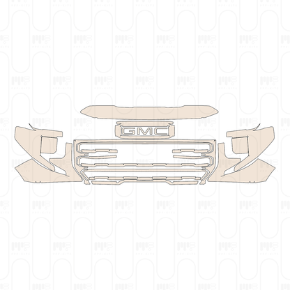 Pre-Cut PPF GMC Sierra 1500 Crew Cab AT4X 2022