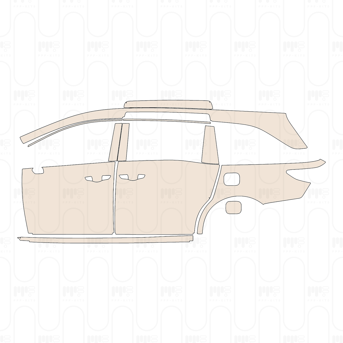 Pre-Cut PPF Honda Odyssey 2023