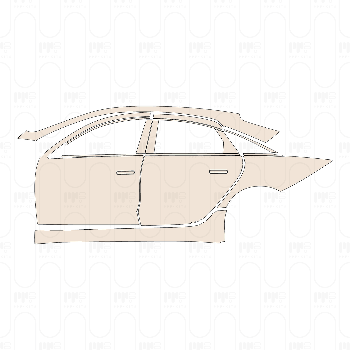 PPF precortado Hyundai IONIQ 6 (US) SEL 2023
