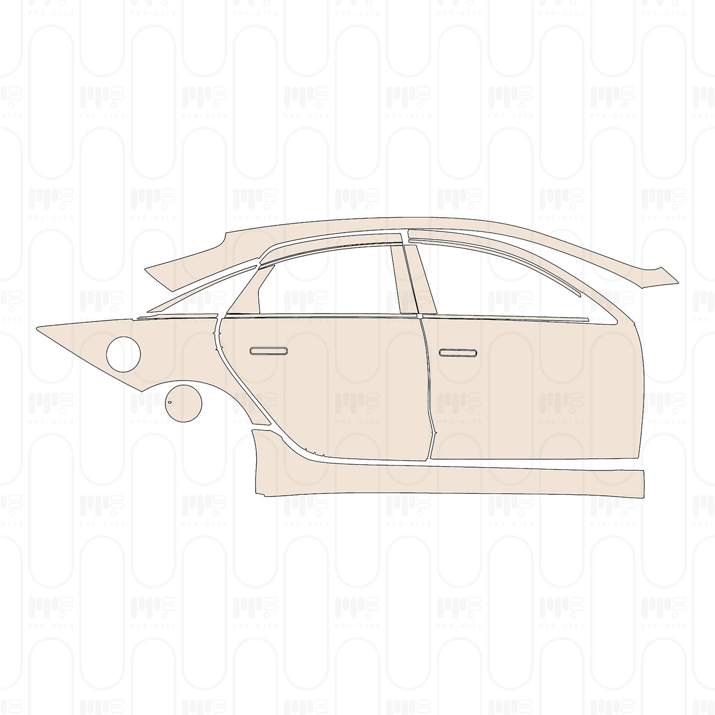 PPF precortado Hyundai IONIQ 6 (US) SEL 2023