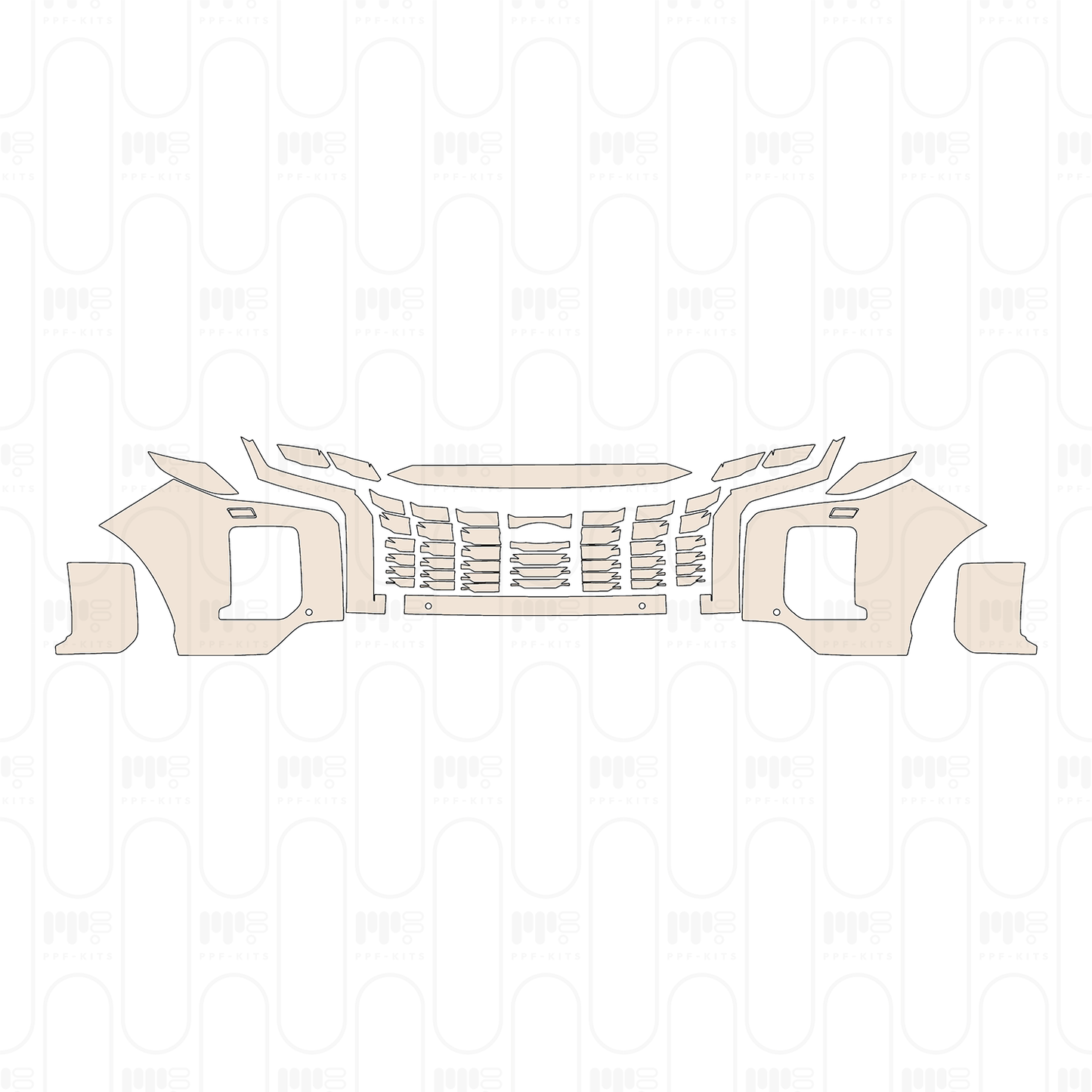 PPF precortado Hyundai Palisade SE 2023