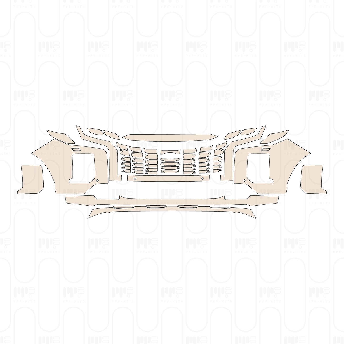 Pre-Cut PPF Hyundai Palisade XRT 2023