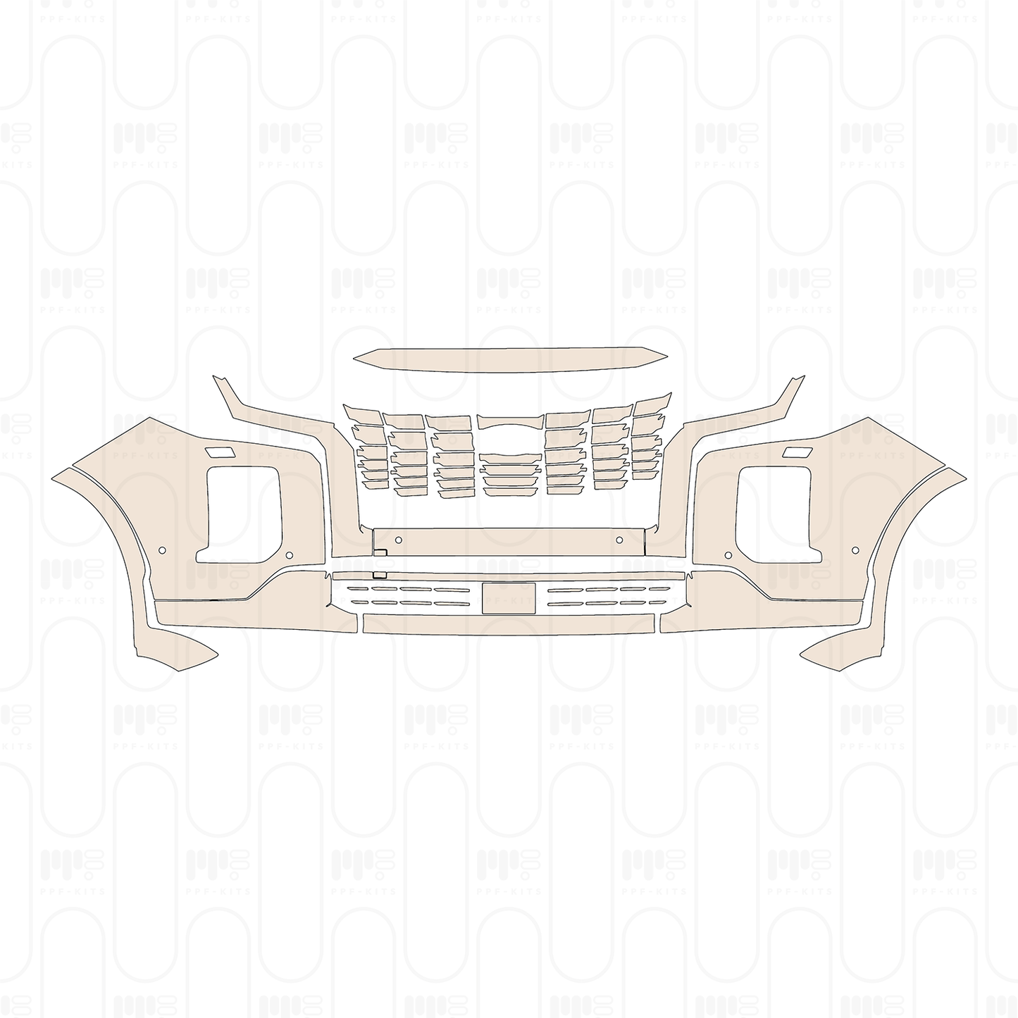 PPF precortado Hyundai Palisade Calligraphy 2023