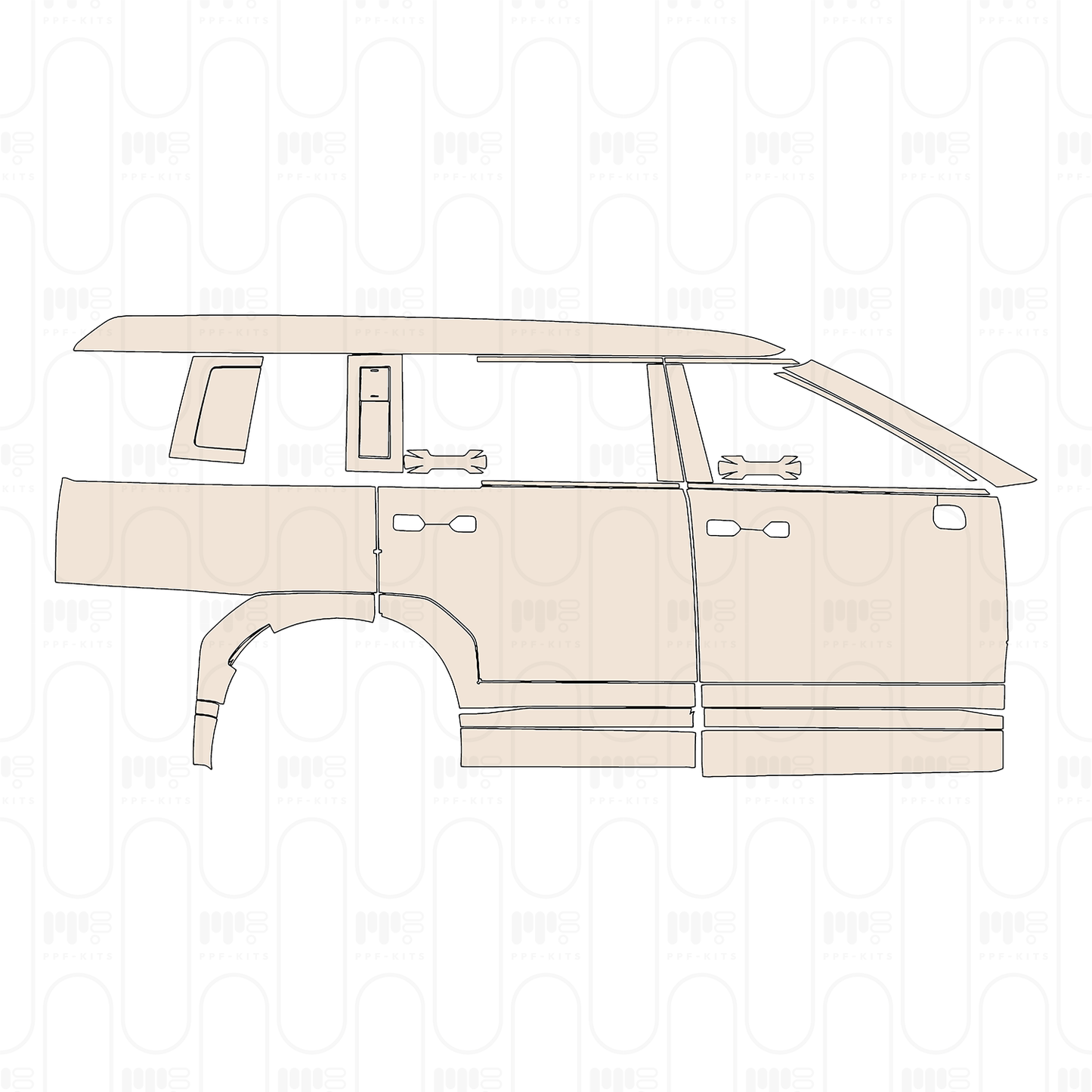 PPF precortado Hyundai Santa Fe (US) 2025