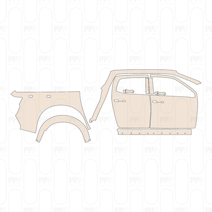 PPF precortado ISUZU D-MAX V-CROSS 2023