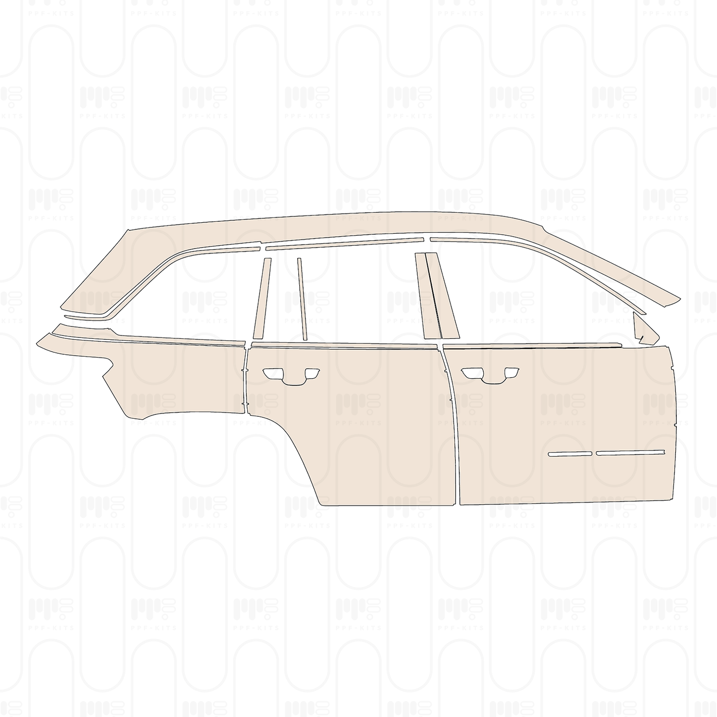 PPF precortado JEEP Grand Cherokee Grand Cherokee (2-row) Altitude 2022