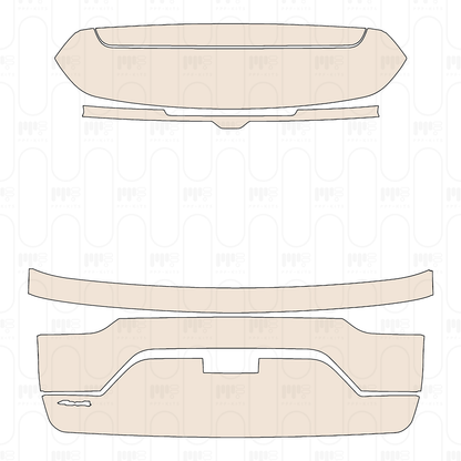 PPF precortado JEEP Grand Cherokee Grand Cherokee (2-row) Altitude 2022