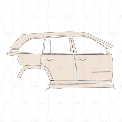 PPF precortado JEEP Grand Cherokee Grand Cherokee (2-row) Overland 2022