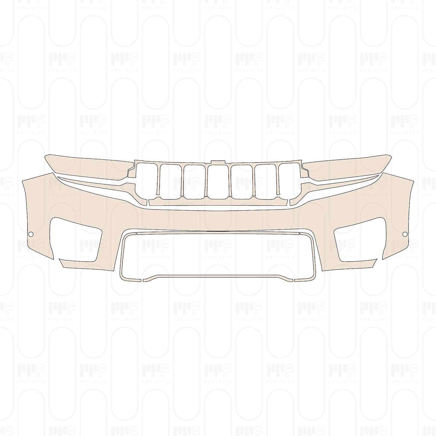 PPF precortado JEEP Grand Cherokee Grand Cherokee (2-row) Trailhawk 2022
