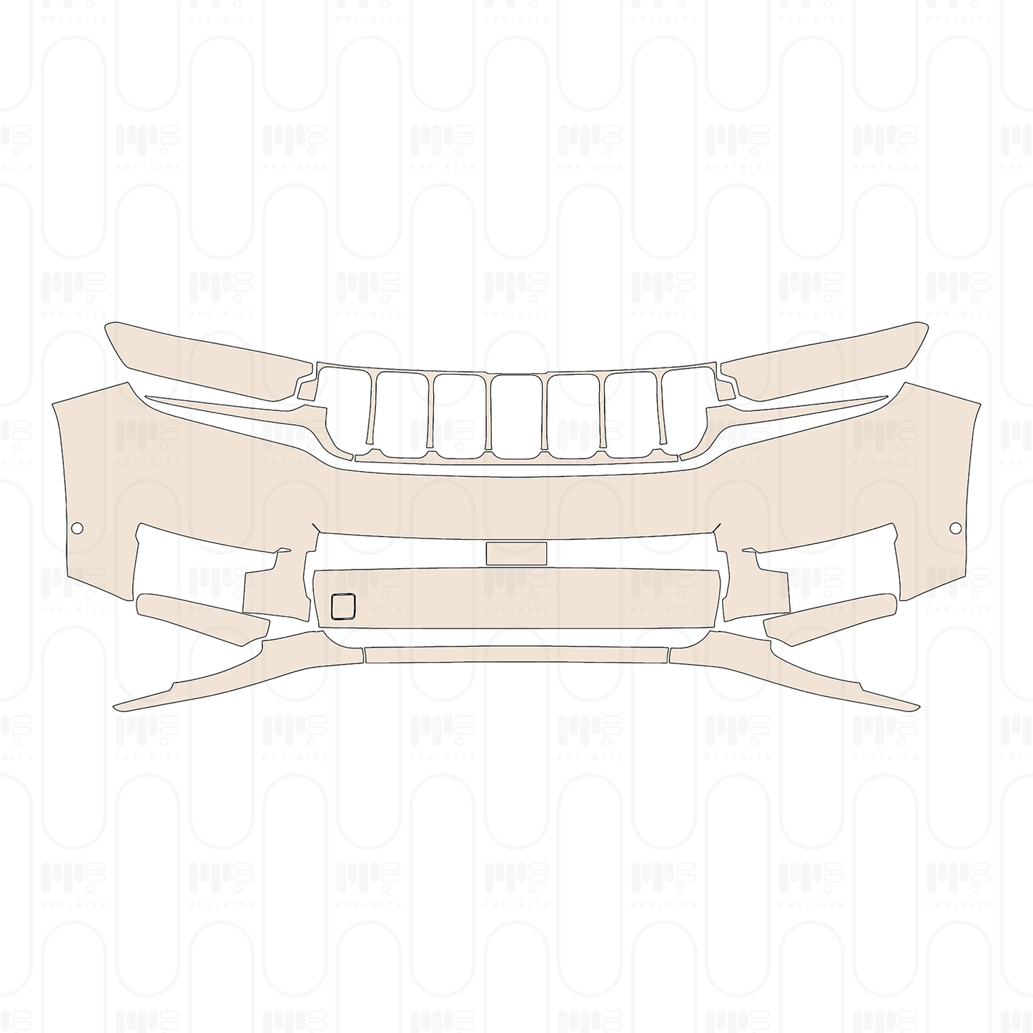 PPF precortado JEEP Grand Cherokee Grand Cherokee L (3-row) Limited 2022