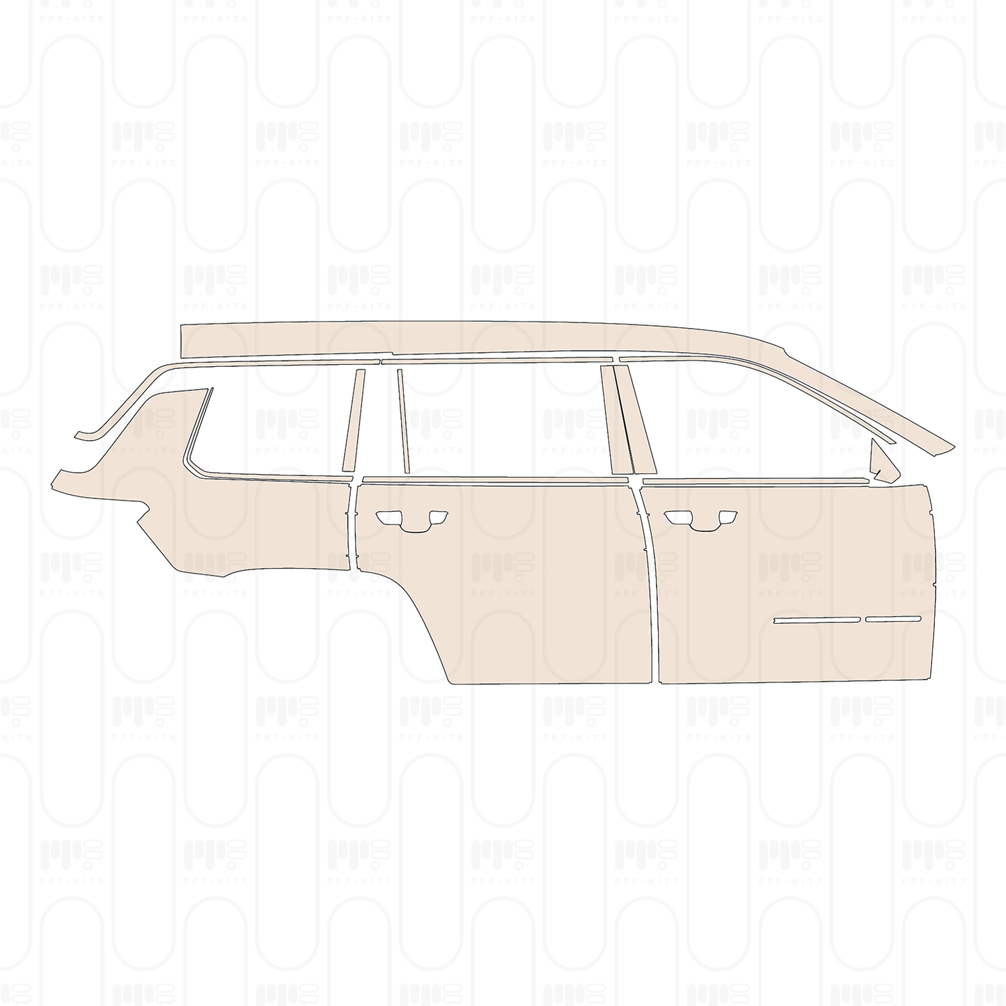 PPF precortado JEEP Grand Cherokee Grand Cherokee L (3-row) Altitude 2022