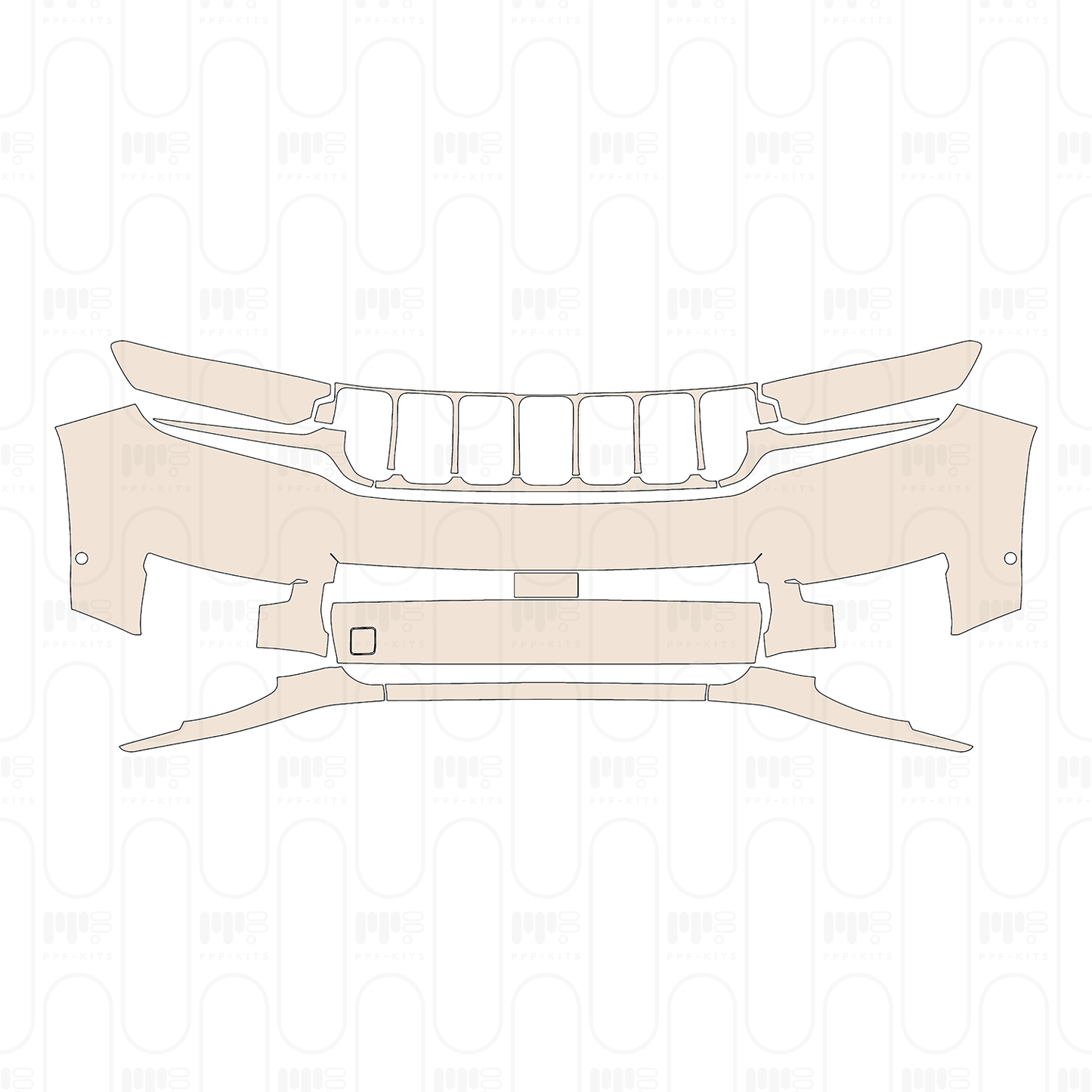 PPF precortado JEEP Grand Cherokee Grand Cherokee L (3-row) Altitude 2022