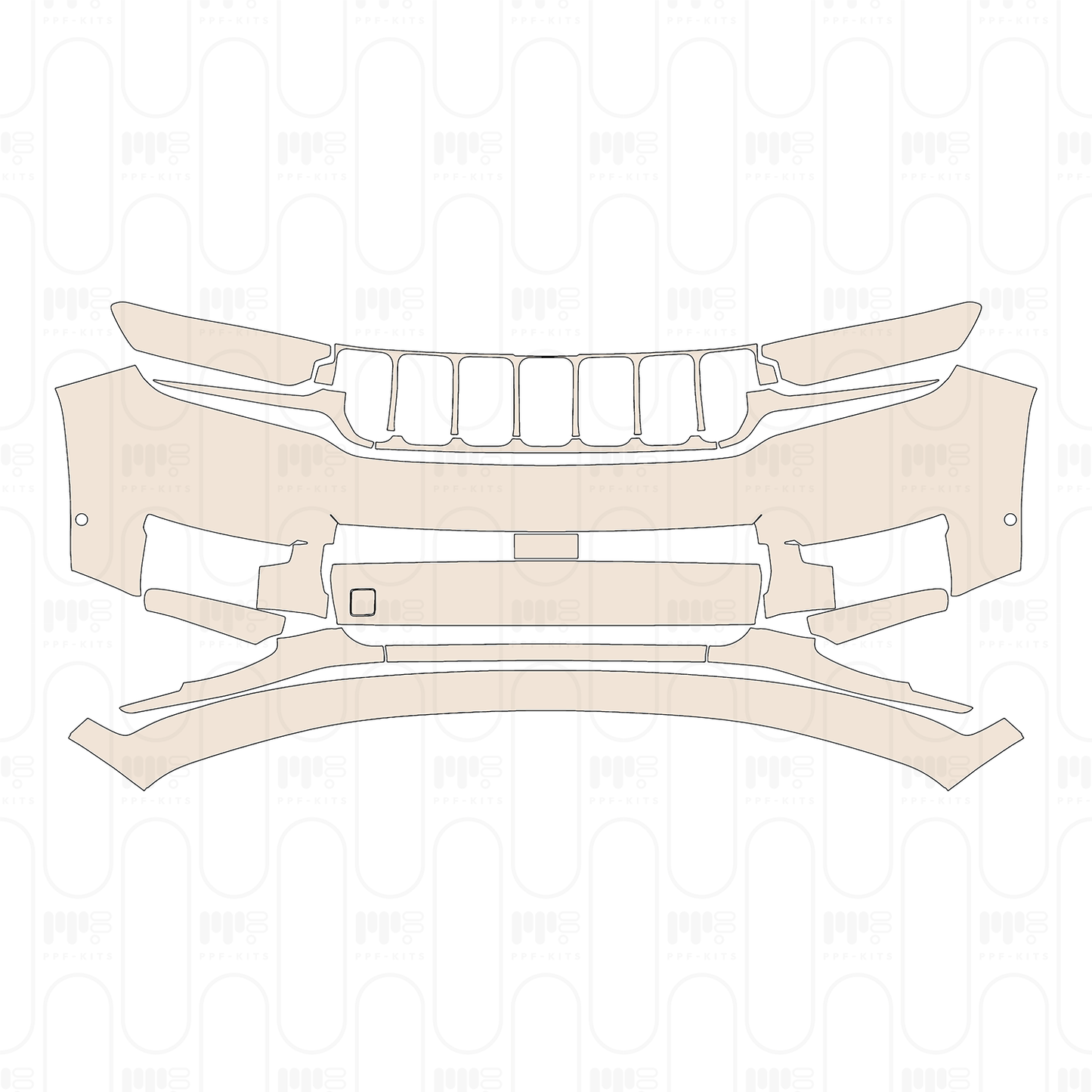 PPF precortado JEEP Grand Cherokee Grand Cherokee L (3-row) Summit Reserve 2022