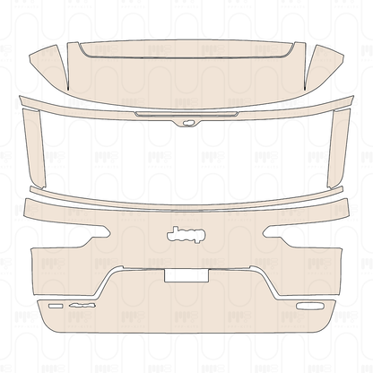 PPF precortado JEEP Grand Cherokee Grand Cherokee L (3-row) Overland 2022