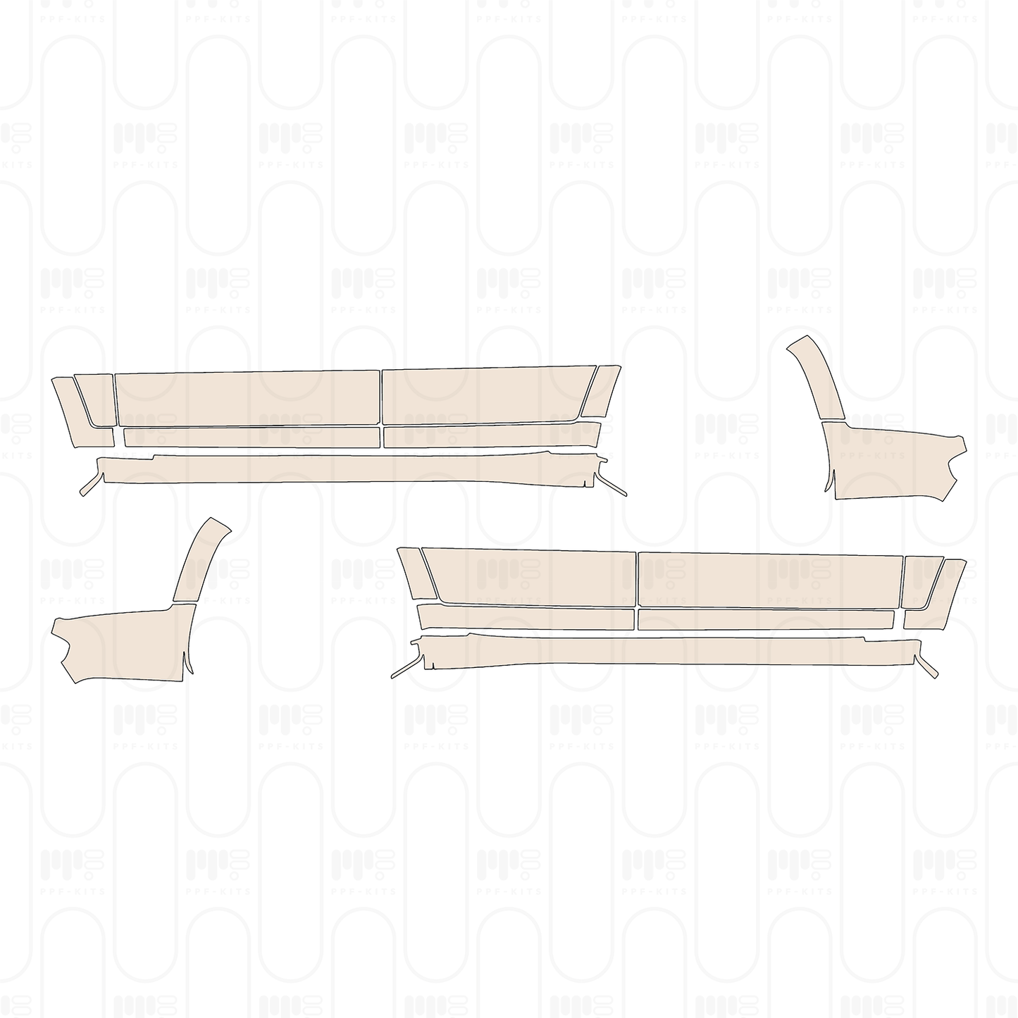 PPF precortado JEEP Grand Cherokee Grand Cherokee L (3-row) Overland 2022