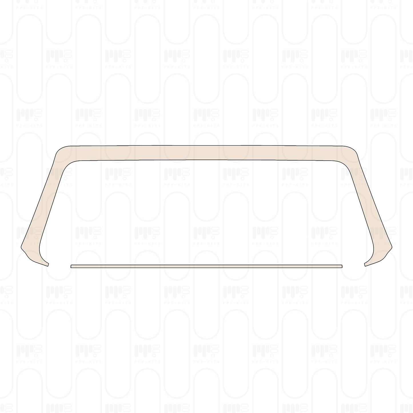 Pre-Cut PPF JEEP Wrangler 2 Door Willys 2022