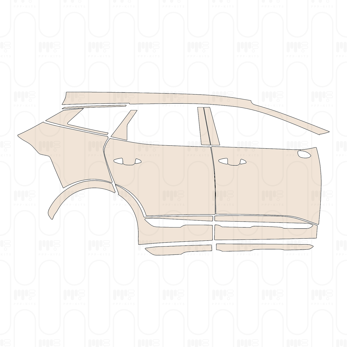 Pre-Cut PPF KIA Sportage (US) X-Pro 2025