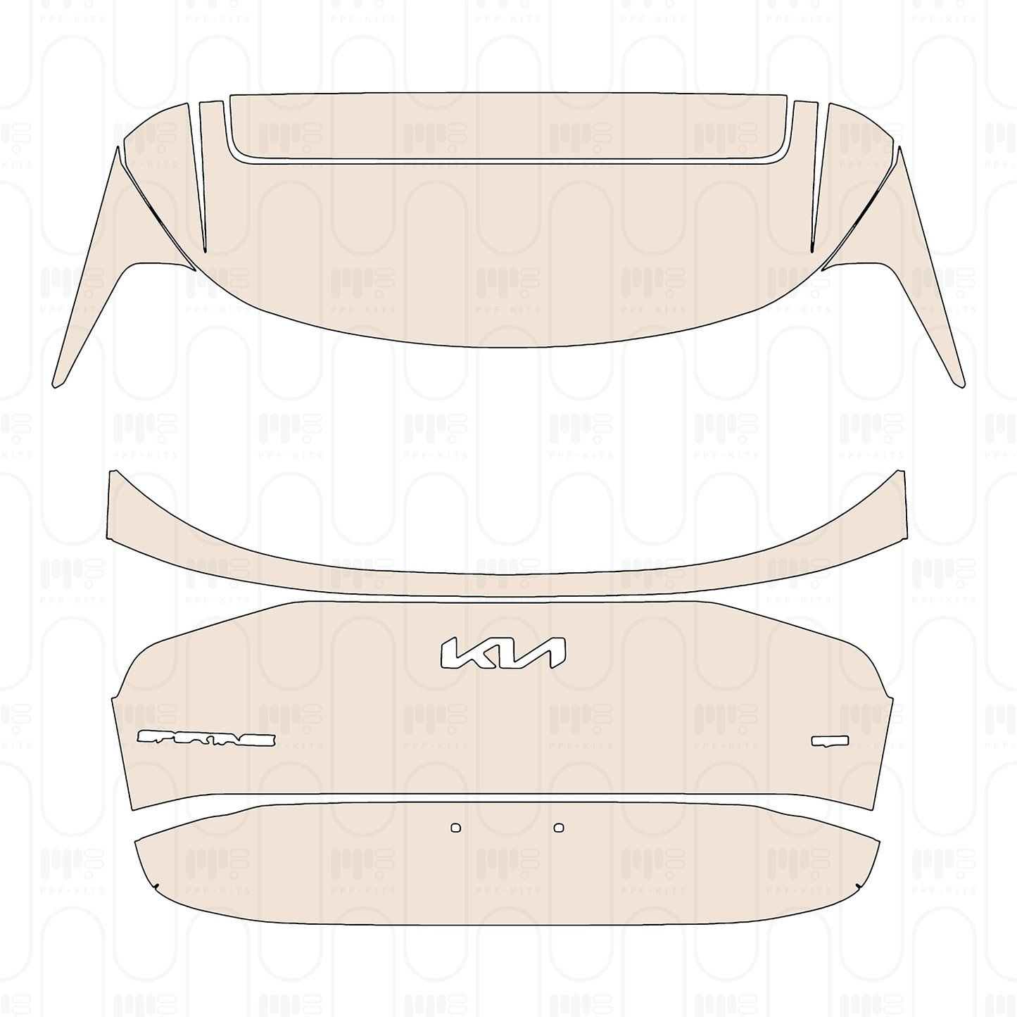 Pre-Cut PPF KIA Sportage (US) X-Pro 2025