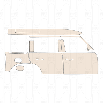 Pre-Cut PPF Land Rover Defender 110 X-Dynamic 2022