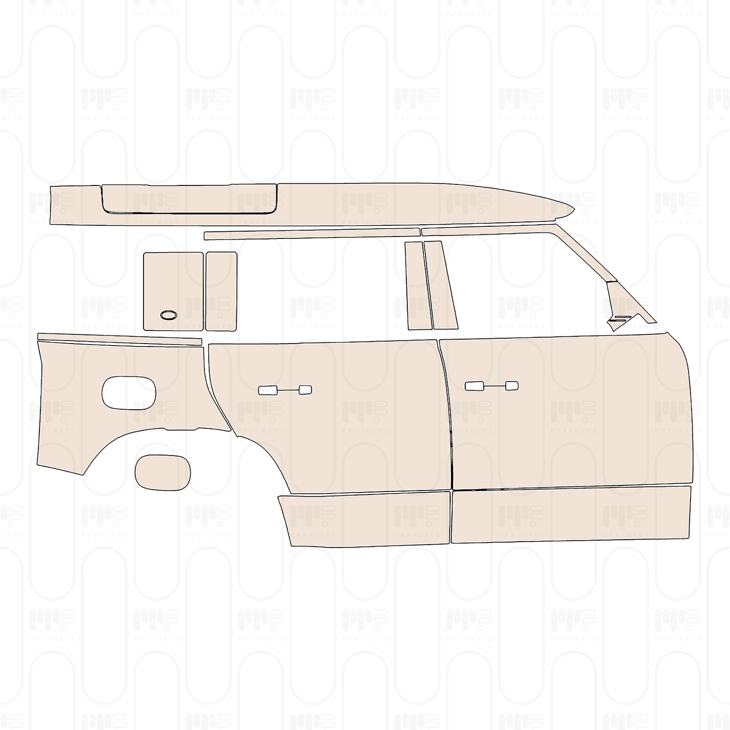 Pre-Cut PPF Land Rover Defender 110 Diablo Special Edition (China only) 2022