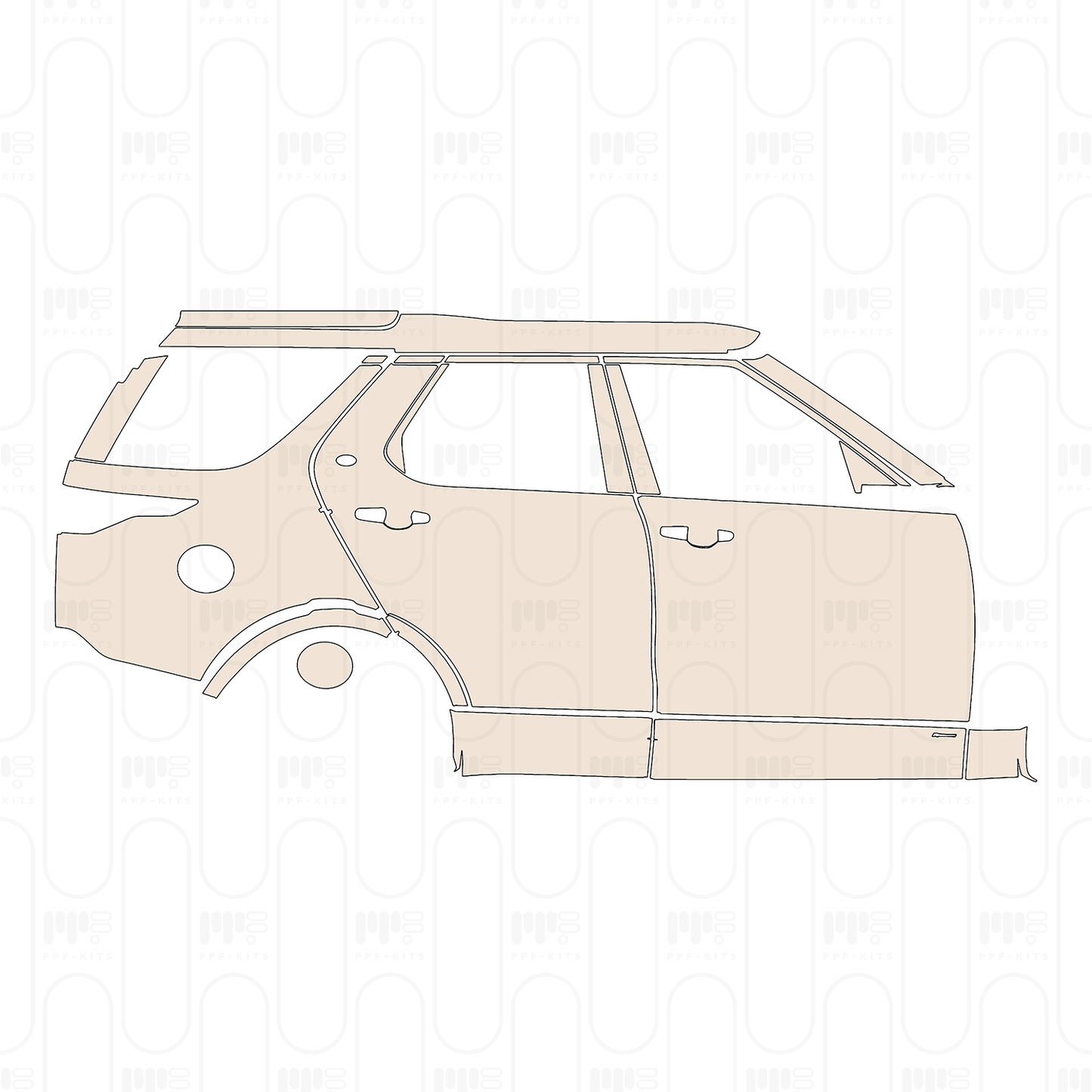 Pre-Cut PPF Land Rover Discovery 5 R-Dynamic S 2022