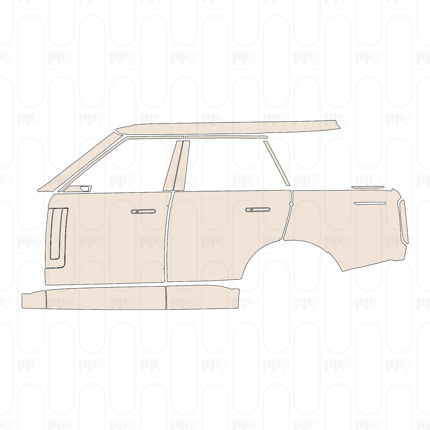 PPF precortado Land Rover Range Rover Standard Wheelbase Base 2024