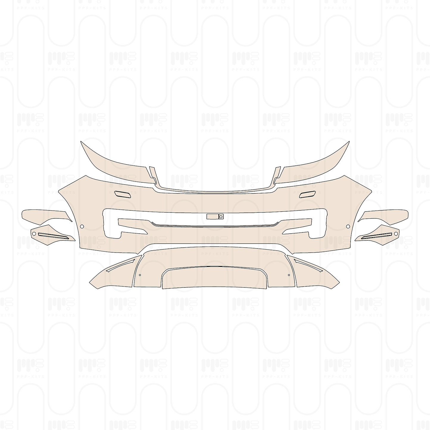 Pre-Cut PPF Land Rover Range Rover Sport Base 2023