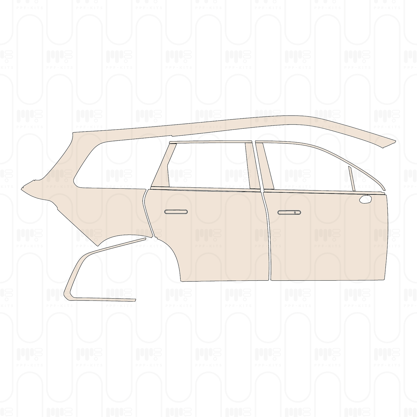 PPF precortado Leapmotor C16 Range Extended 2024